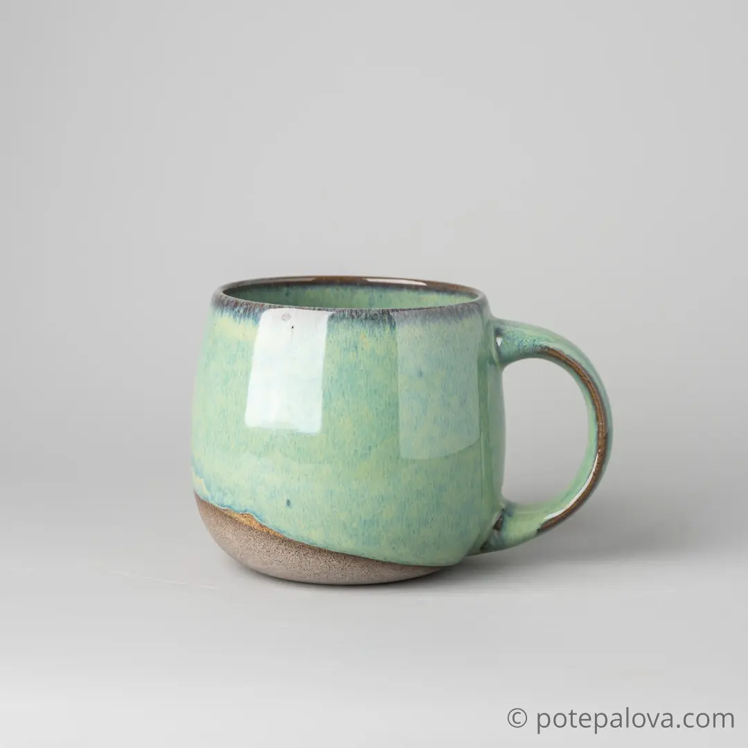 картинка Кружка Sigma зеленая "Тумблер" 3 - 450 мл - DishWishes.Ru