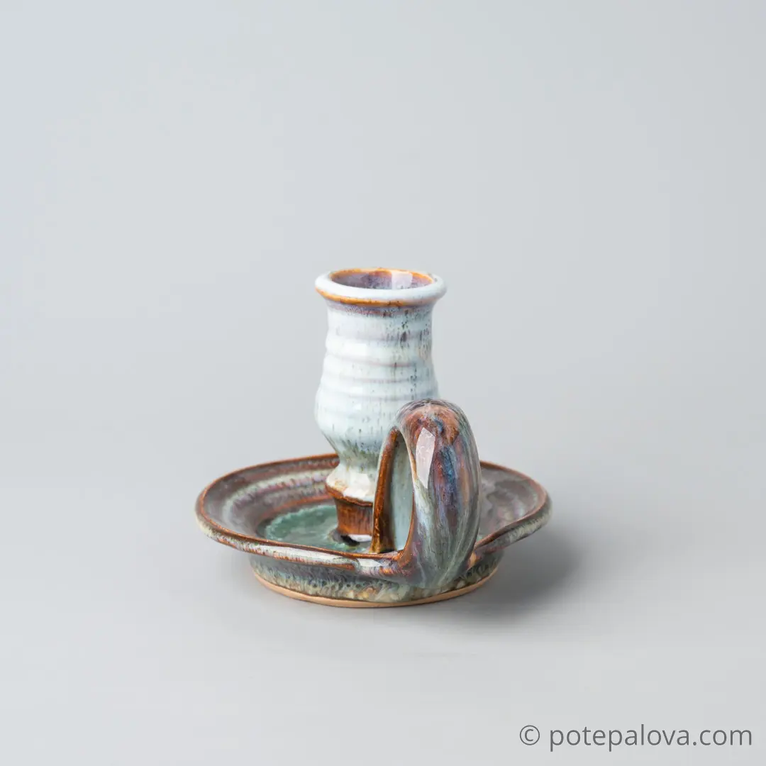 картинка Керамический подсвечник Юрия Пересады 1 - DishWishes.Ru