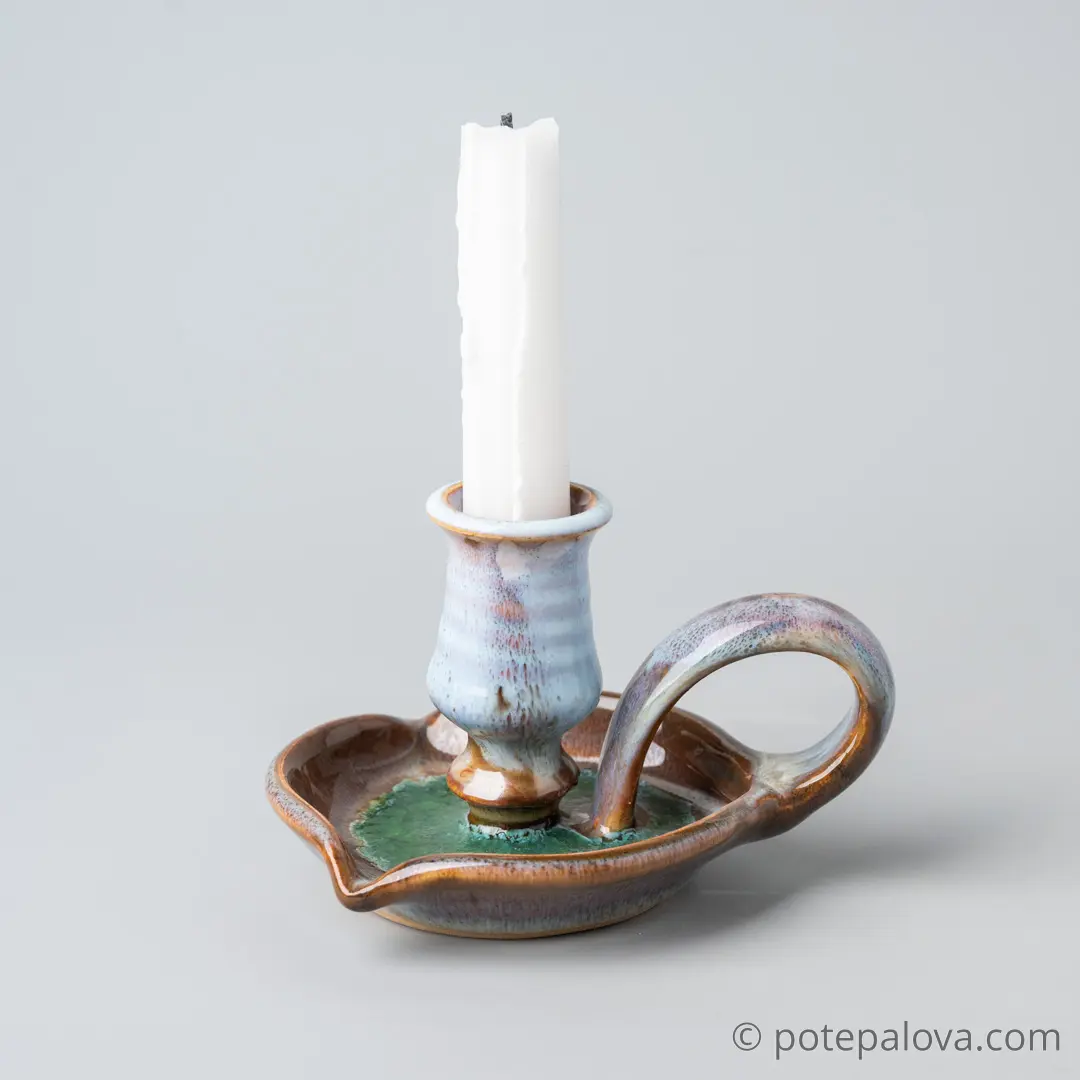 картинка Керамический подсвечник Юрия Пересады 3 - DishWishes.Ru