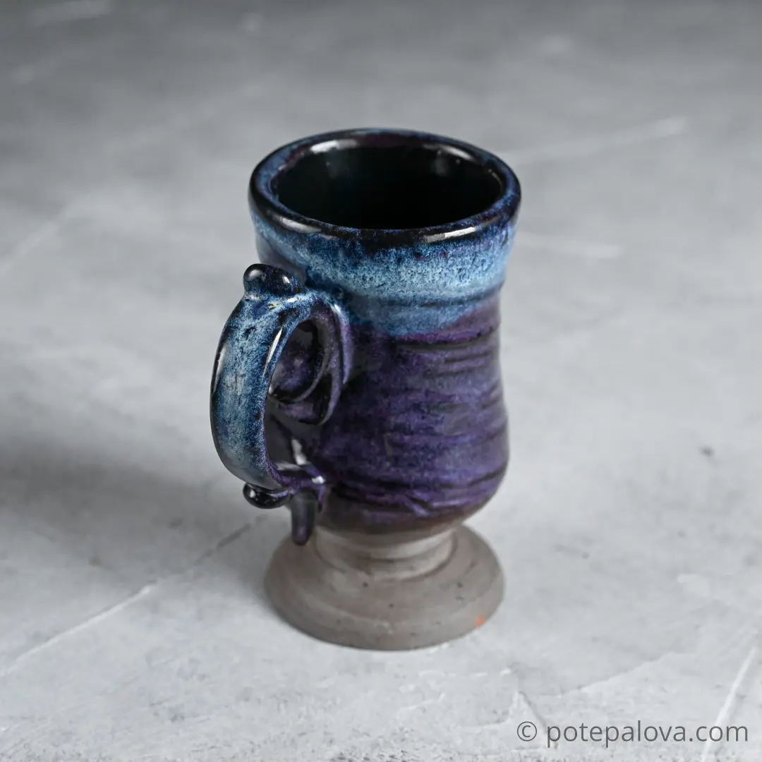 картинка Керамический бокал Con Amor фиолетовый - DishWishes.Ru