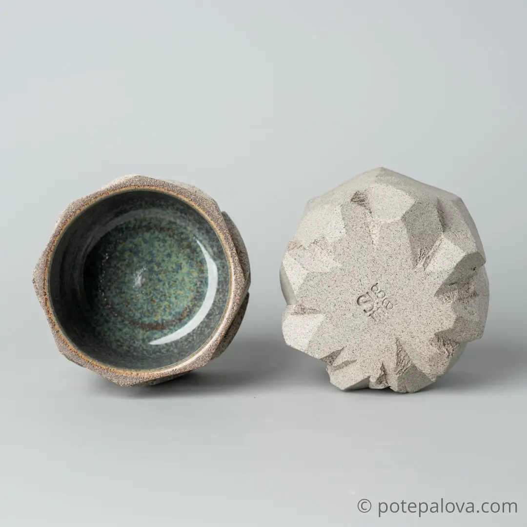 картинка Стакан Обсидиан серый "Тимьян" 220 мл - DishWishes.Ru