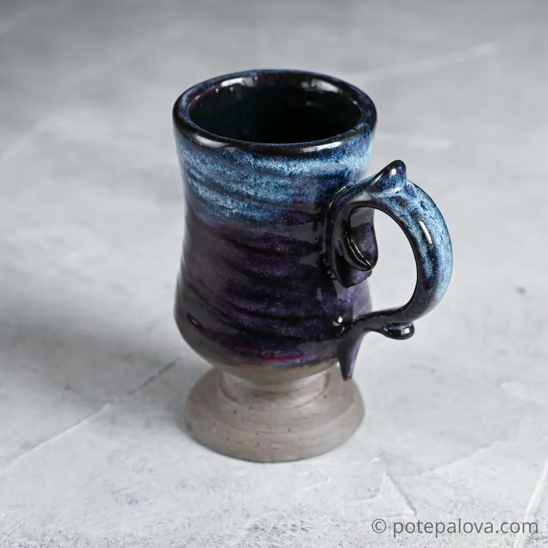 картинка Керамический бокал Con Amor фиолетовый - DishWishes.Ru