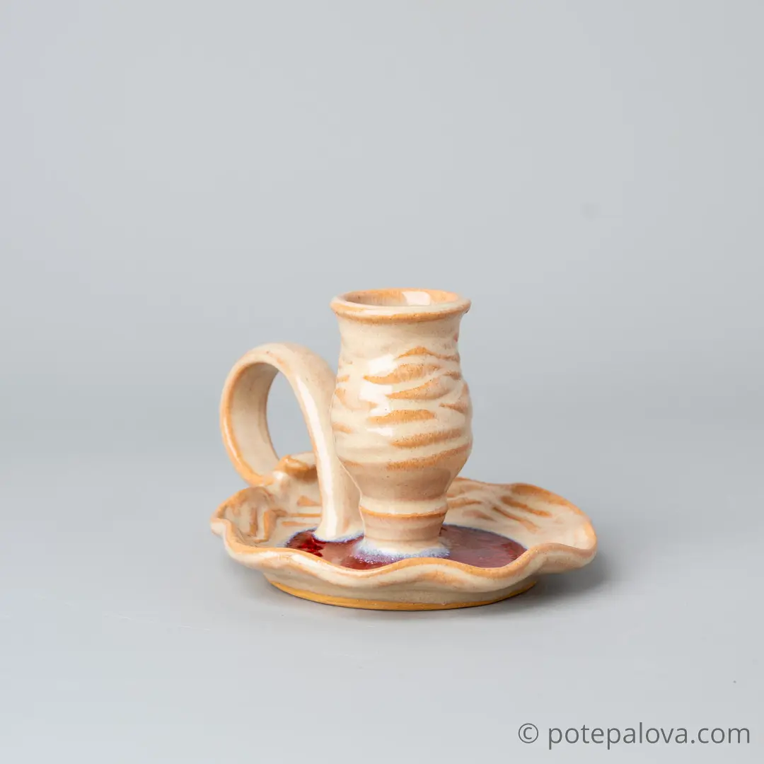 картинка Керамический подсвечник Юрия Пересады 4 - DishWishes.Ru
