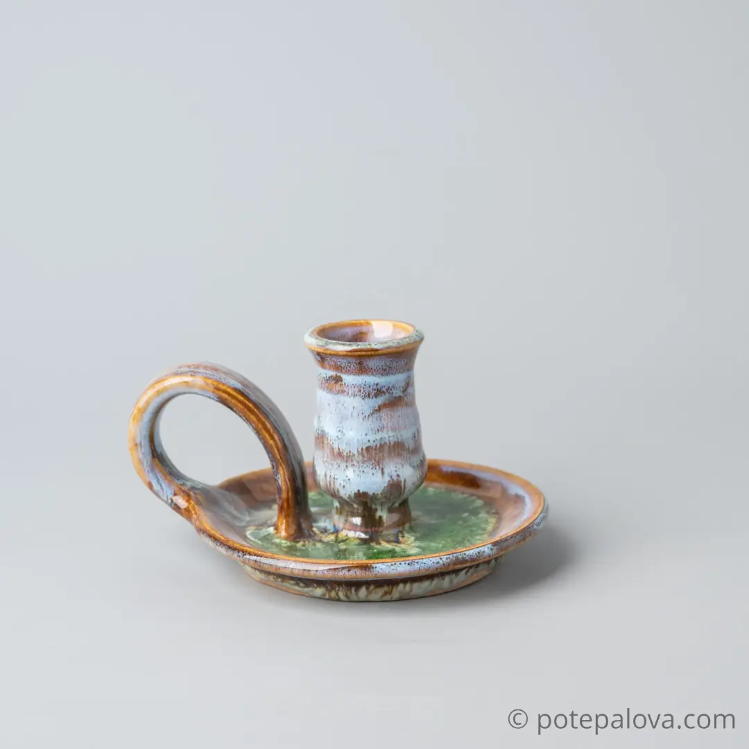 картинка Керамический подсвечник Юрия Пересады 2 - DishWishes.Ru