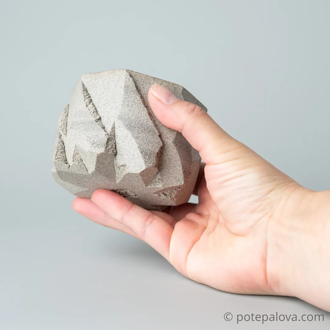 картинка Стакан Обсидиан серый "Тимьян" 220 мл - DishWishes.Ru