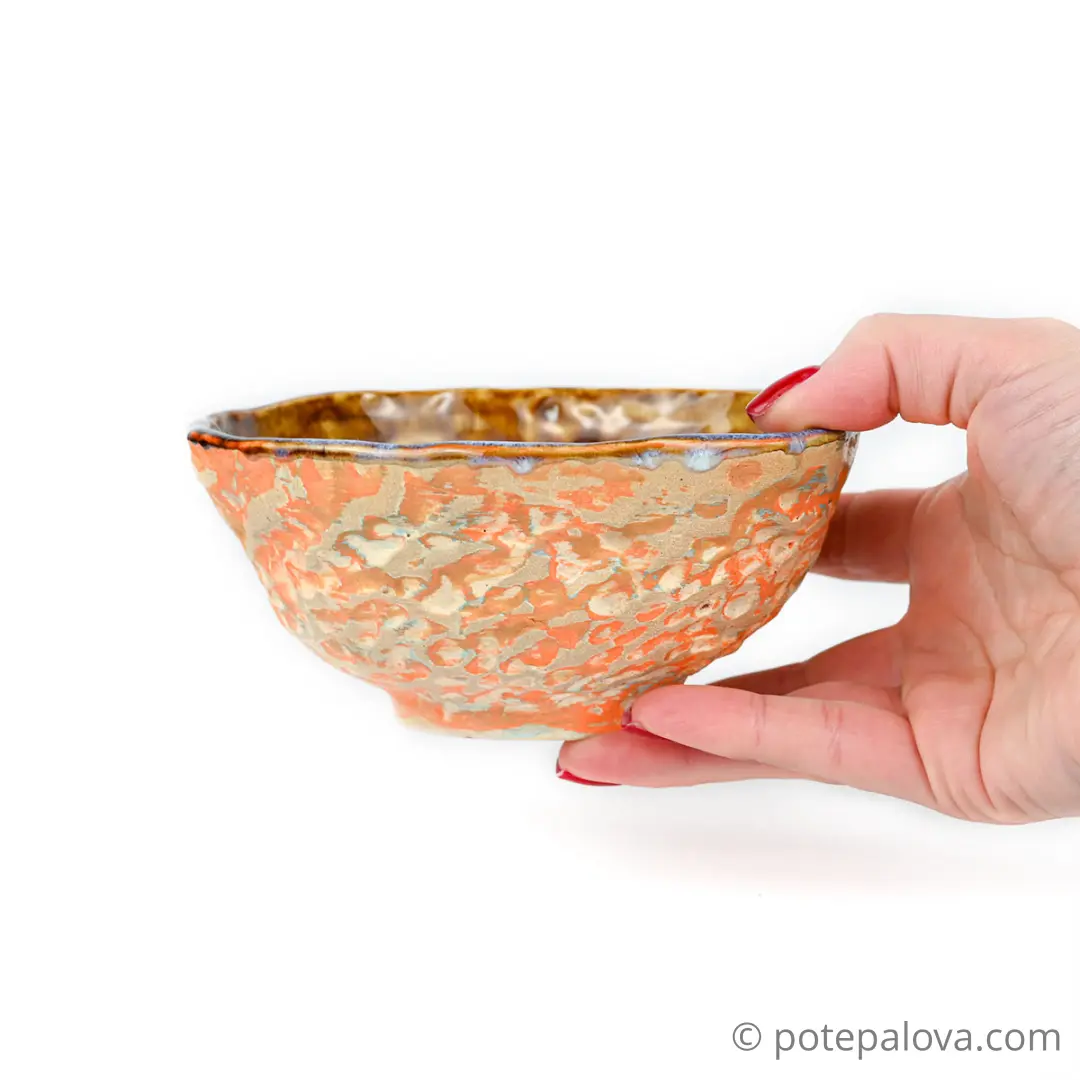 картинка Миска лепная Юрия Пересады средняя 2 - DishWishes.Ru