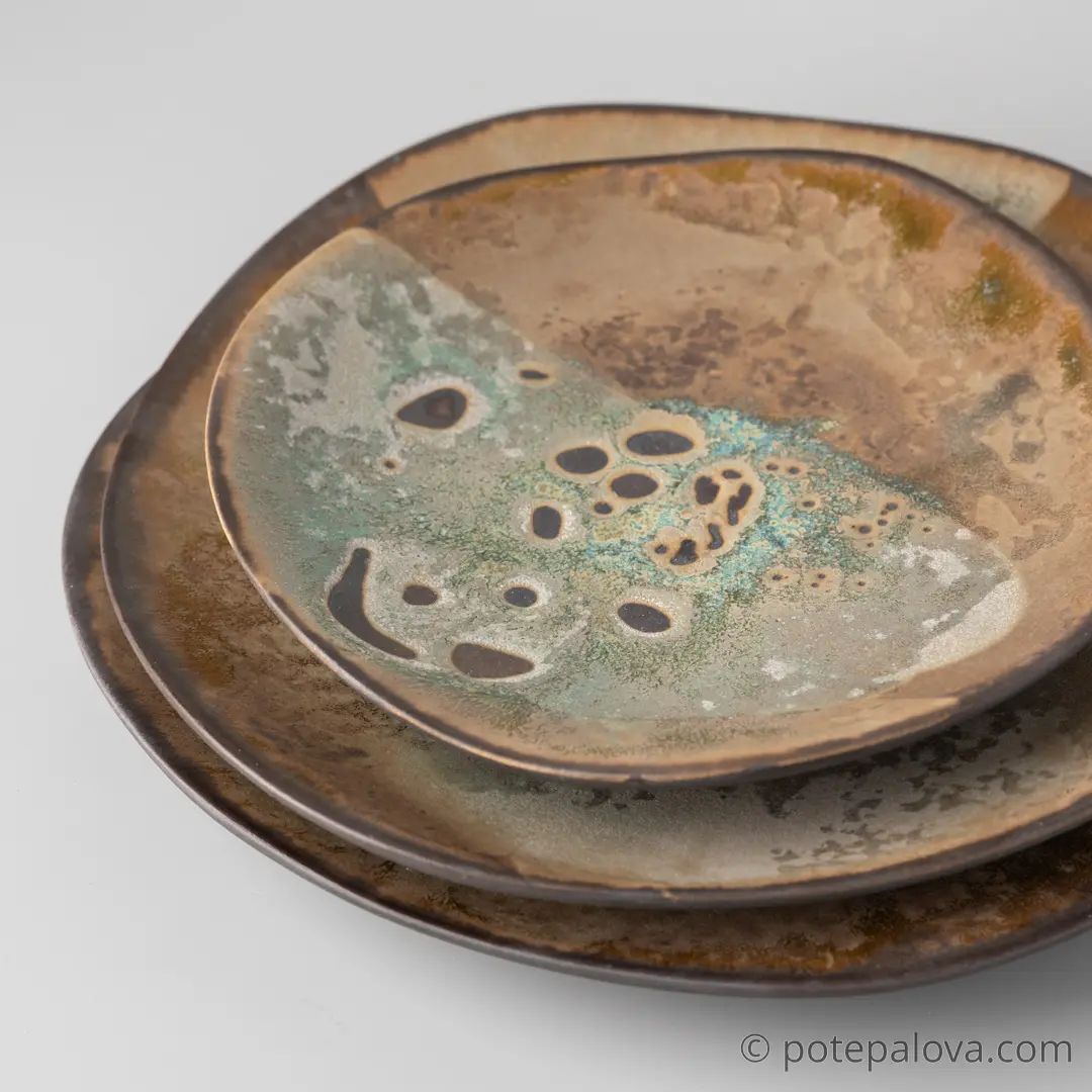 картинка Тарелка плоская Sigma "Камни и мхи" малая - DishWishes.Ru