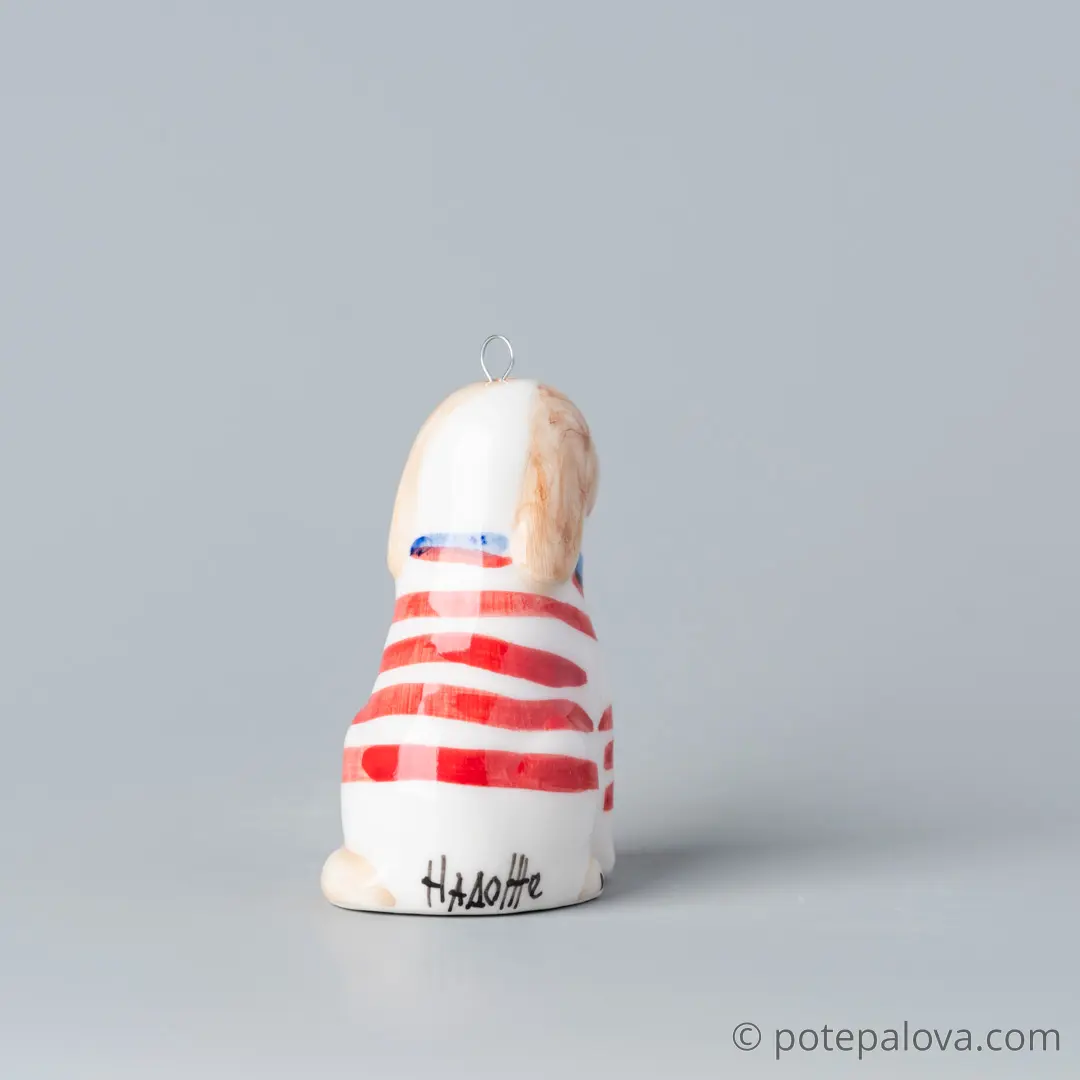 картинка Фарфоровая игрушка "Щенок" 1 - DishWishes.Ru