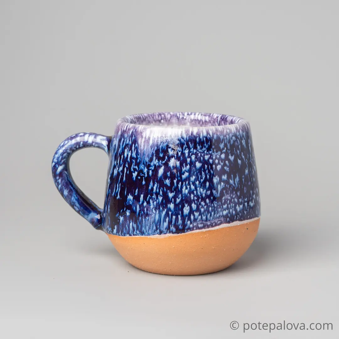 картинка Кружка "Космос" на светлой глине 2 - DishWishes.Ru