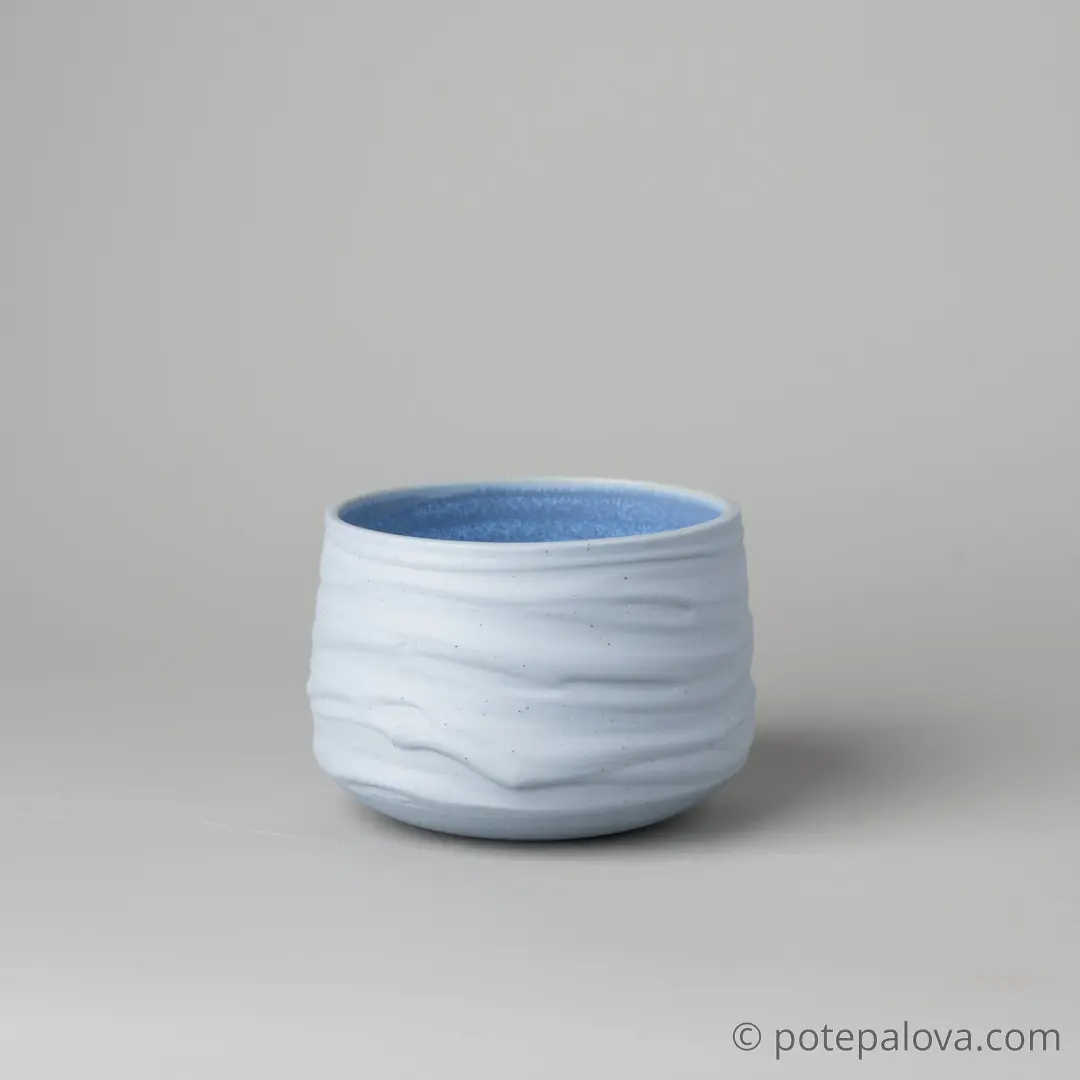 картинка Стакан фарфоровый Sigma "Волны" 280 мл - 2 - DishWishes.Ru