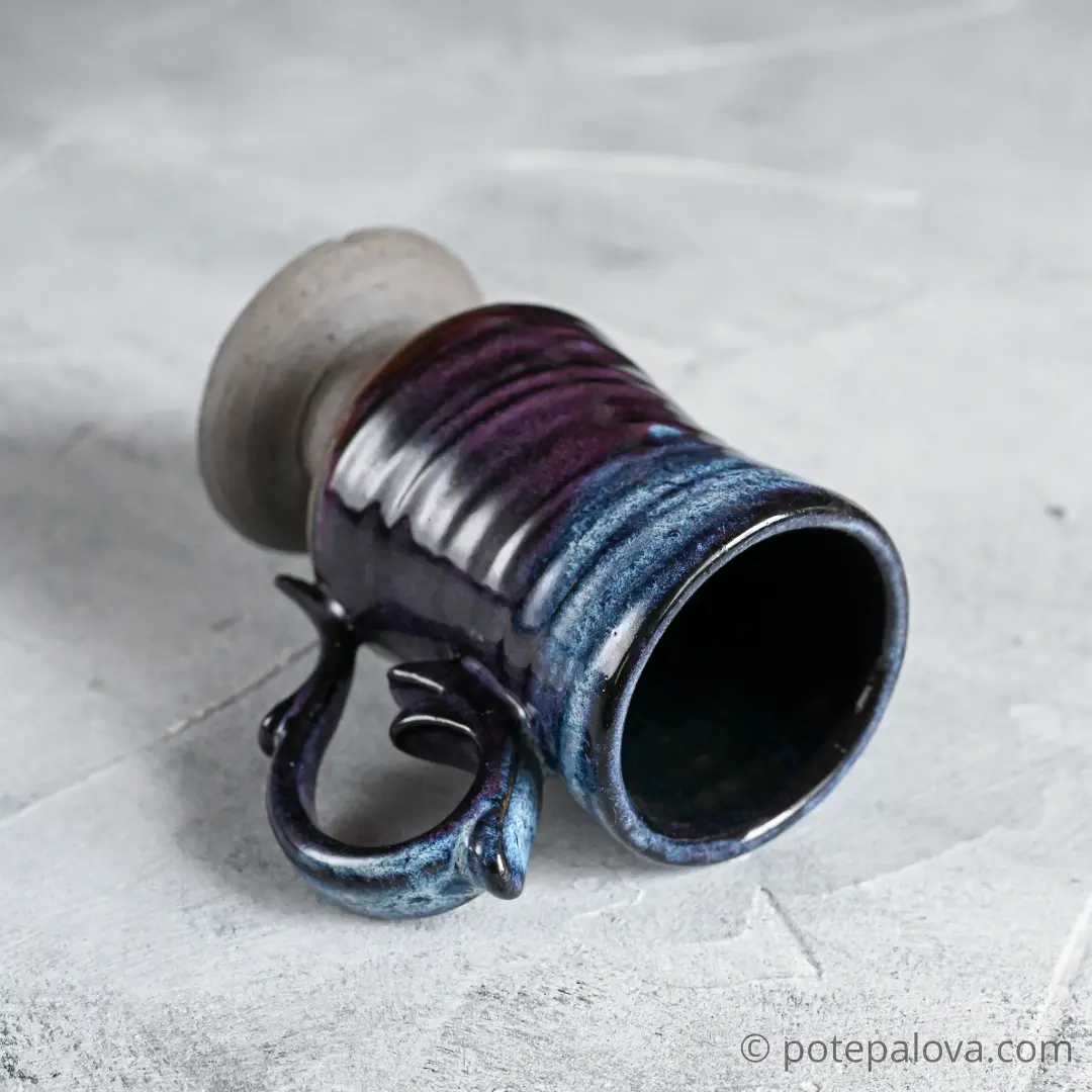 картинка Керамический бокал Con Amor фиолетовый - DishWishes.Ru