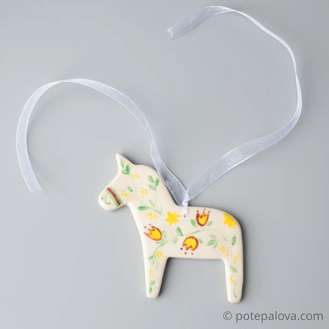 картинка Подвеска на елку Лошадка 10 - DishWishes.Ru