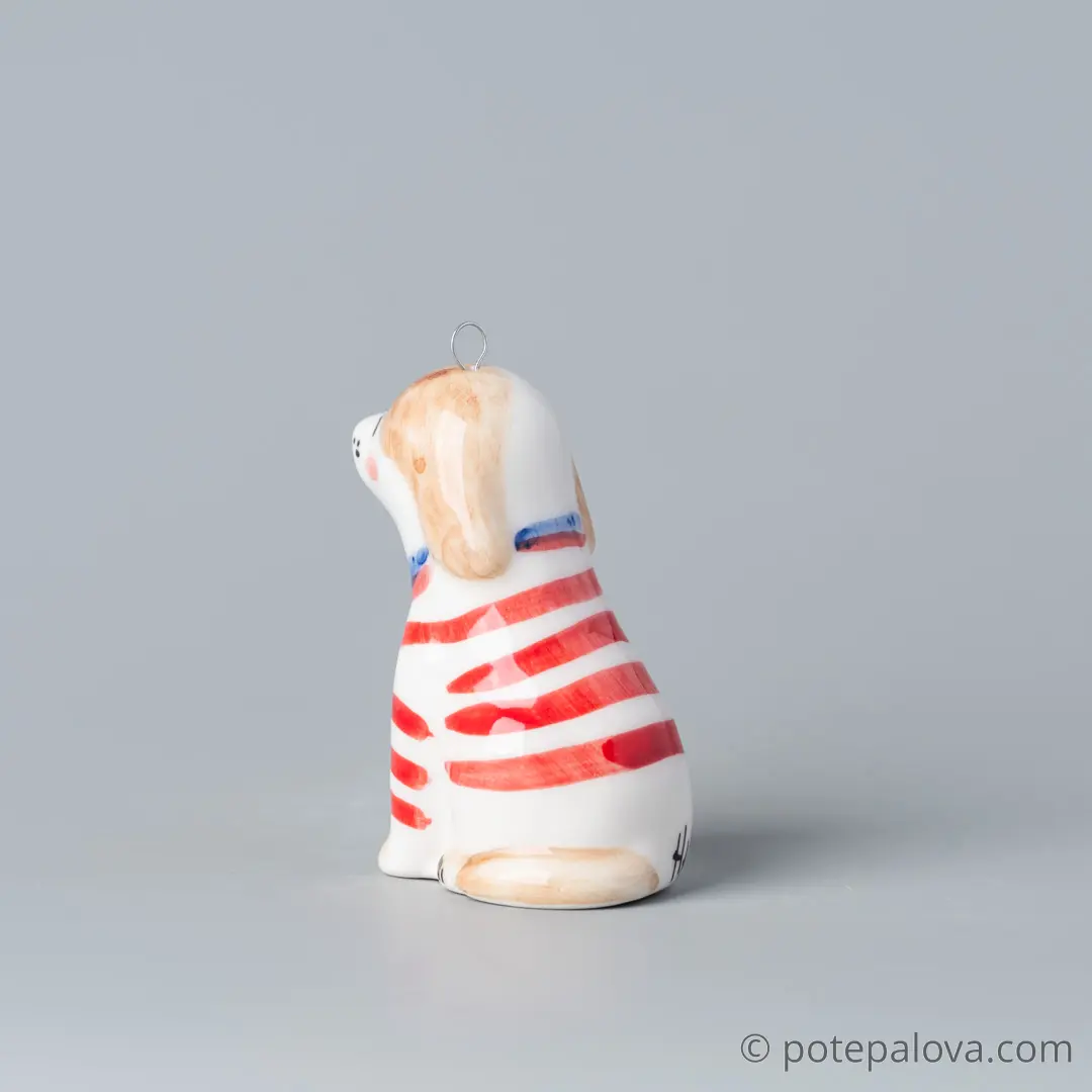 картинка Фарфоровая игрушка "Щенок" 1 - DishWishes.Ru