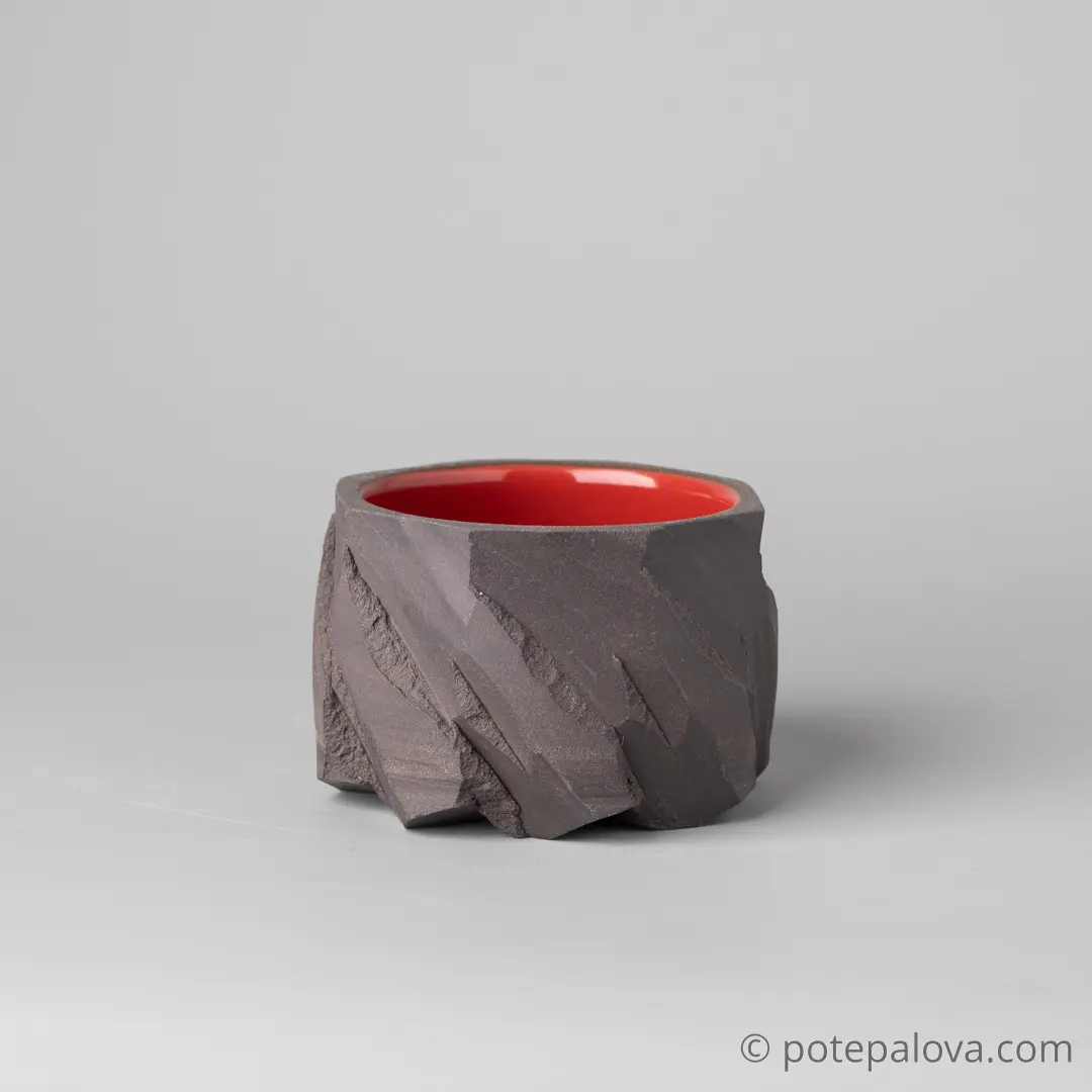 картинка Стакан Обсидиан красные 200 мл - DishWishes.Ru