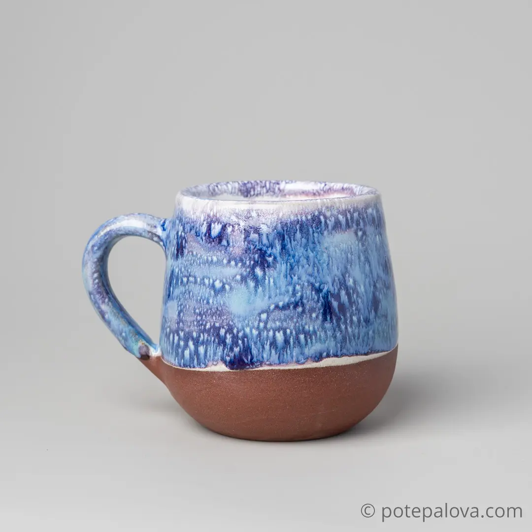 картинка Кружка "Космос" на красной глине 4 - DishWishes.Ru