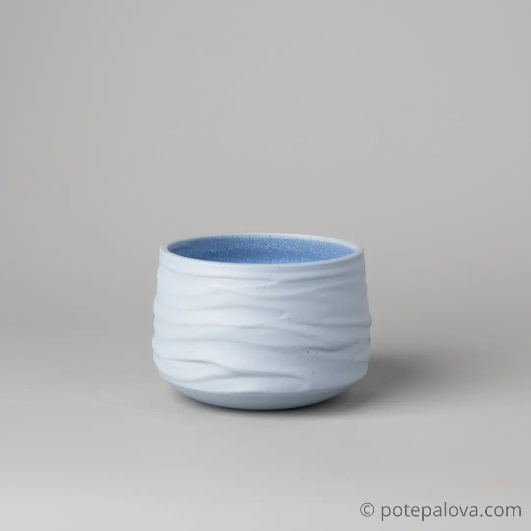 картинка Стакан фарфоровый Sigma "Волны" 280 мл - 2 - DishWishes.Ru