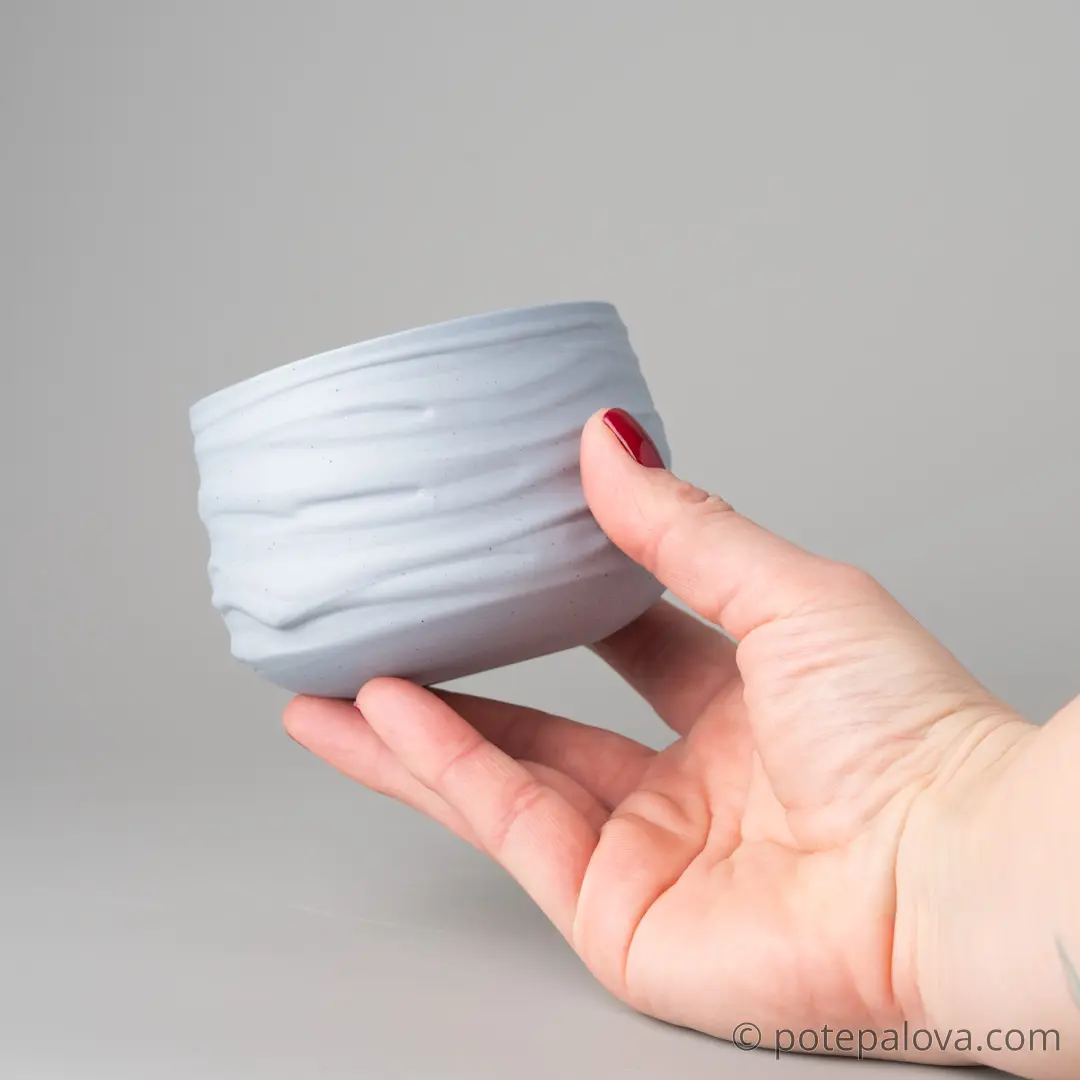 картинка Стакан фарфоровый Sigma "Волны" 280 мл - 2 - DishWishes.Ru