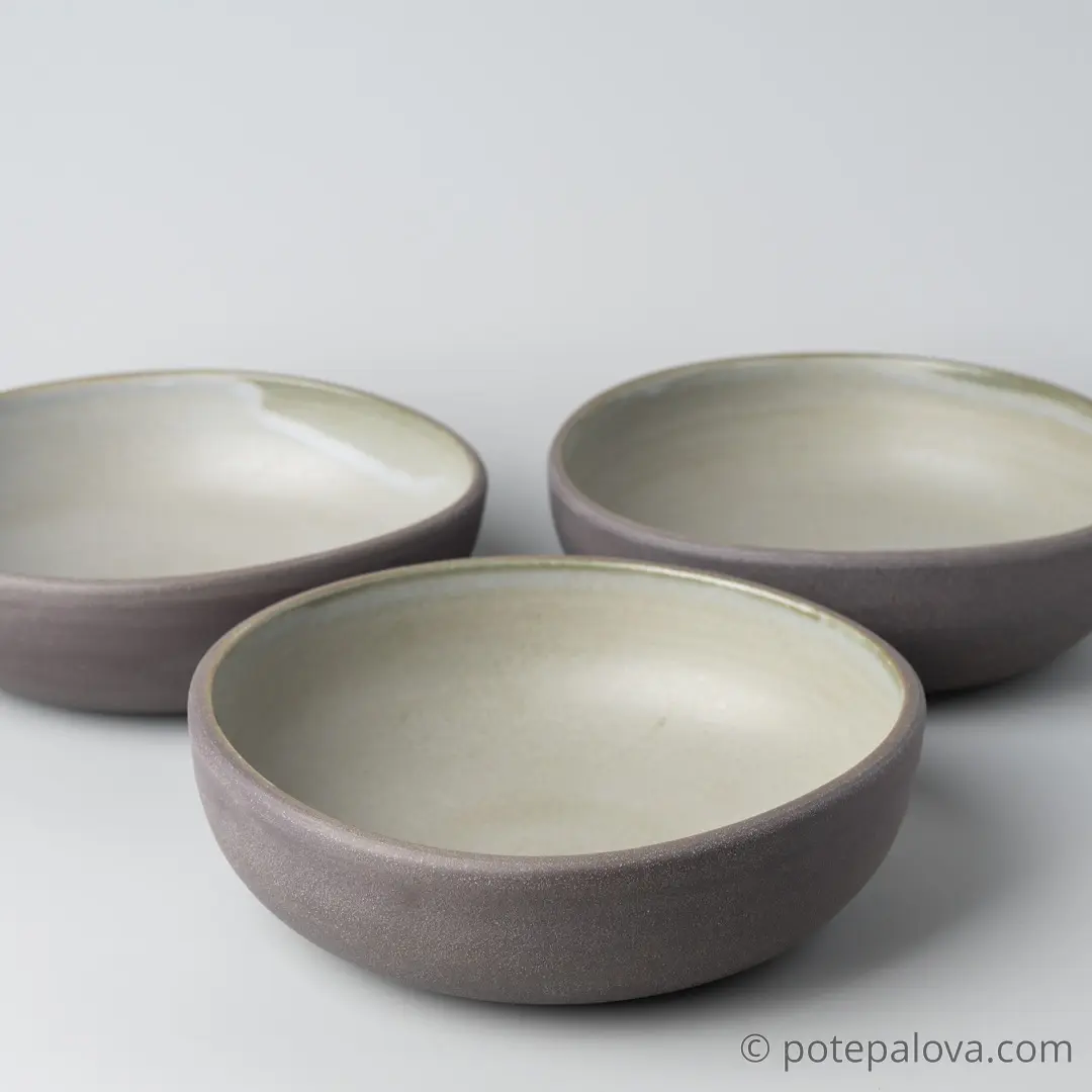 картинка Боул гончарный Sigma зеленый 18 см  - DishWishes.Ru