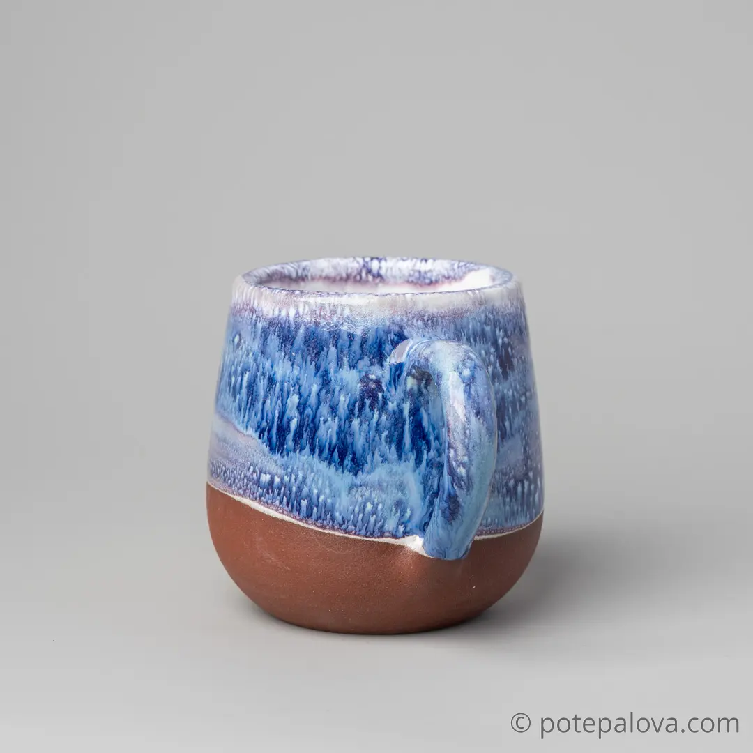 картинка Кружка "Космос" на красной глине 4 - DishWishes.Ru