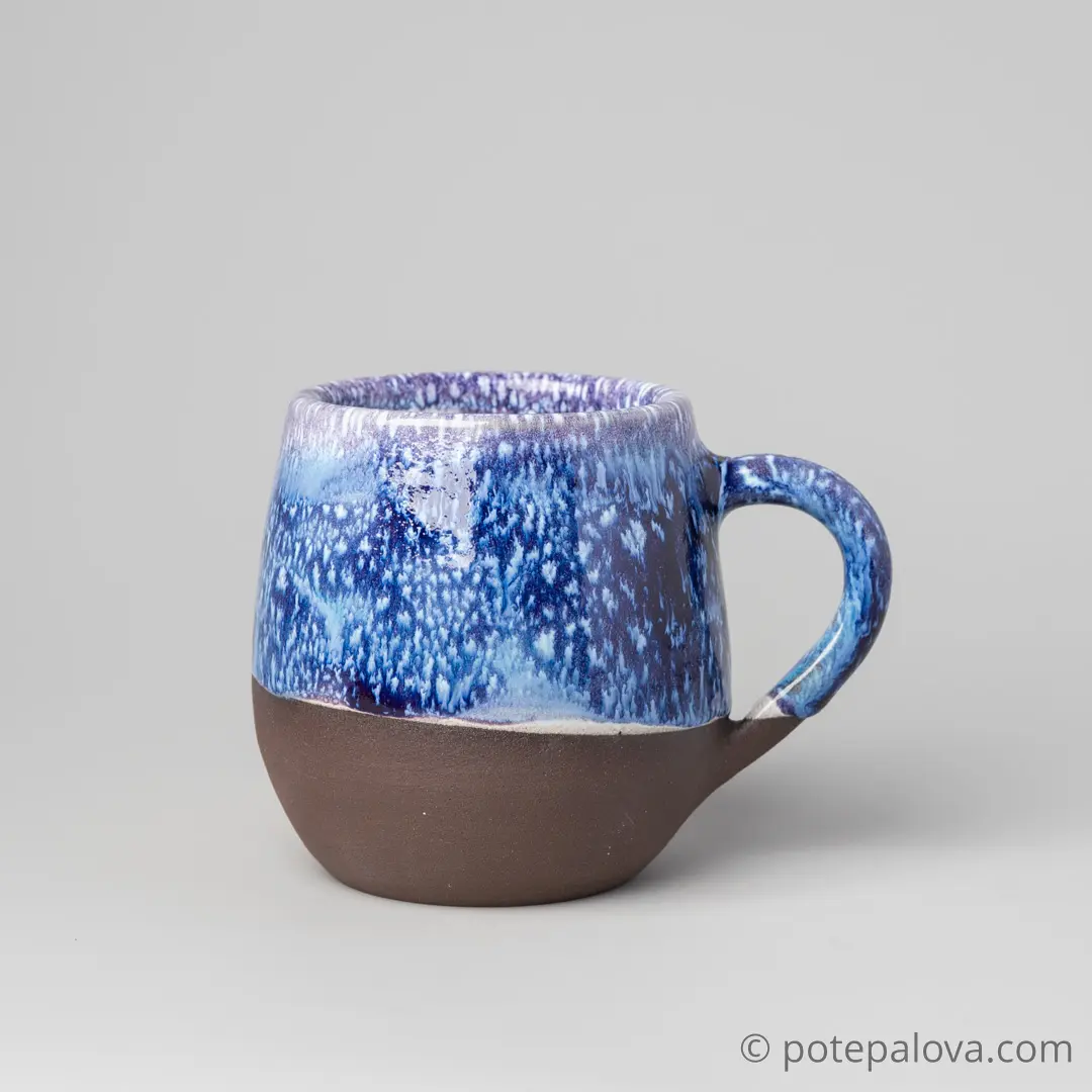 картинка Кружка "Космос" на черной глине 5 - DishWishes.Ru