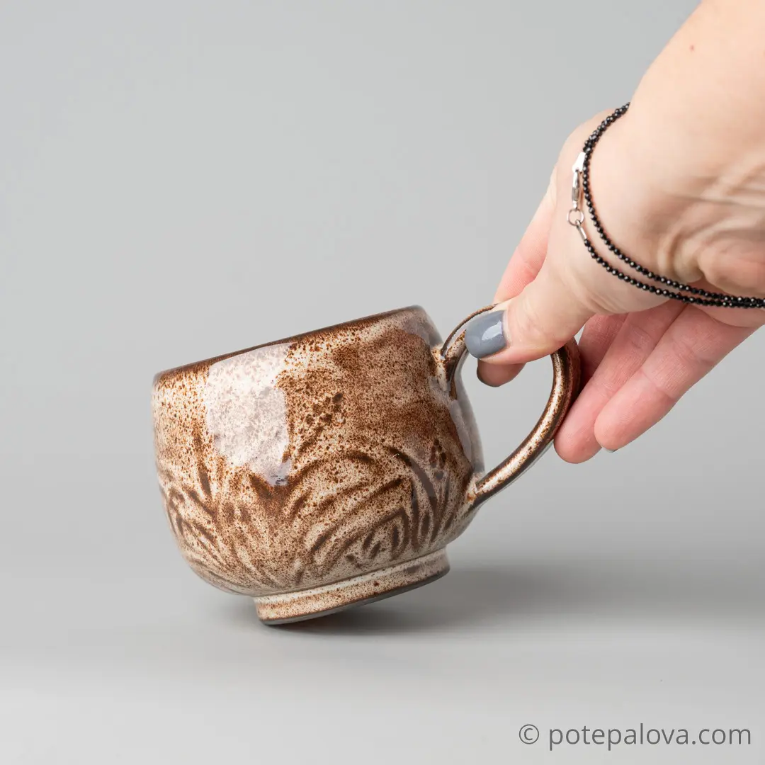 картинка Керамическая кружка из серии "Травы" 10 - DishWishes.Ru