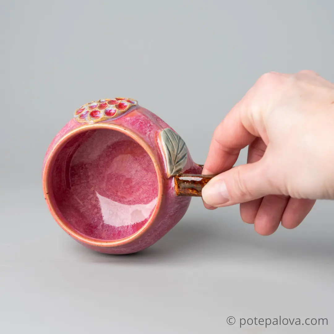 картинка Чашка Светланы Шумских "Гранат" 2 - DishWishes.Ru