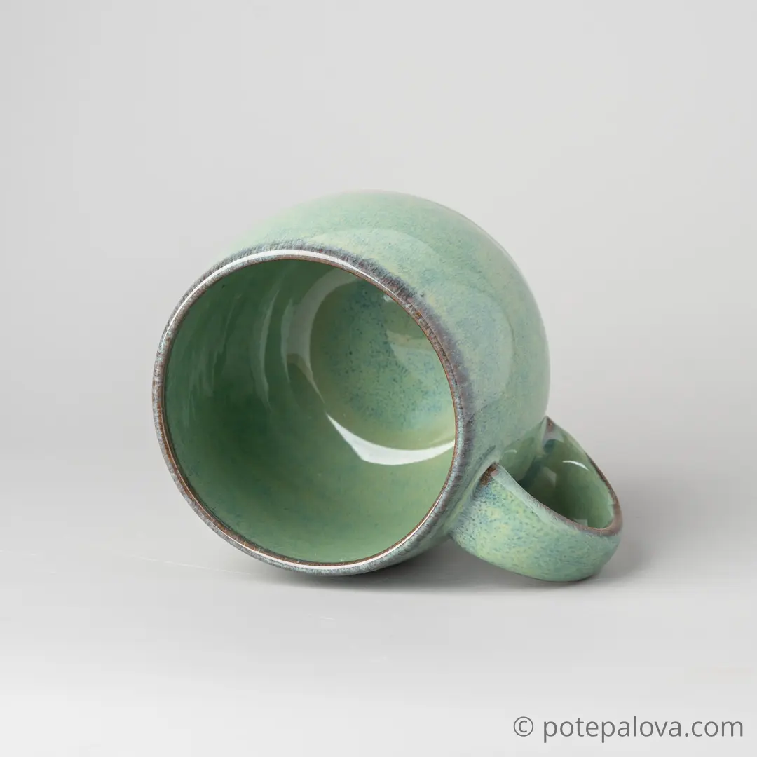 картинка Кружка Sigma зеленая "Тумблер" 3 - 450 мл - DishWishes.Ru