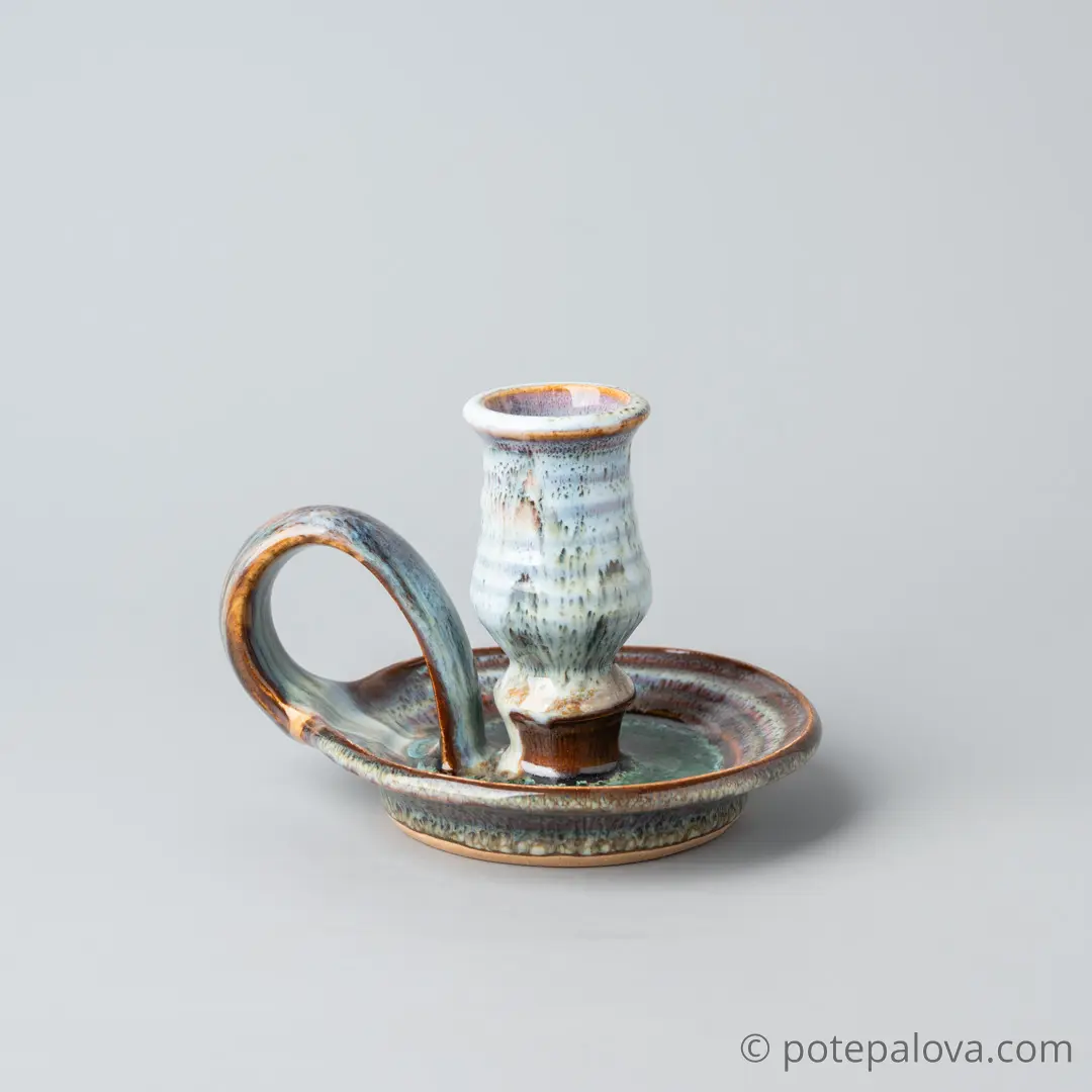 картинка Керамический подсвечник Юрия Пересады 1 - DishWishes.Ru