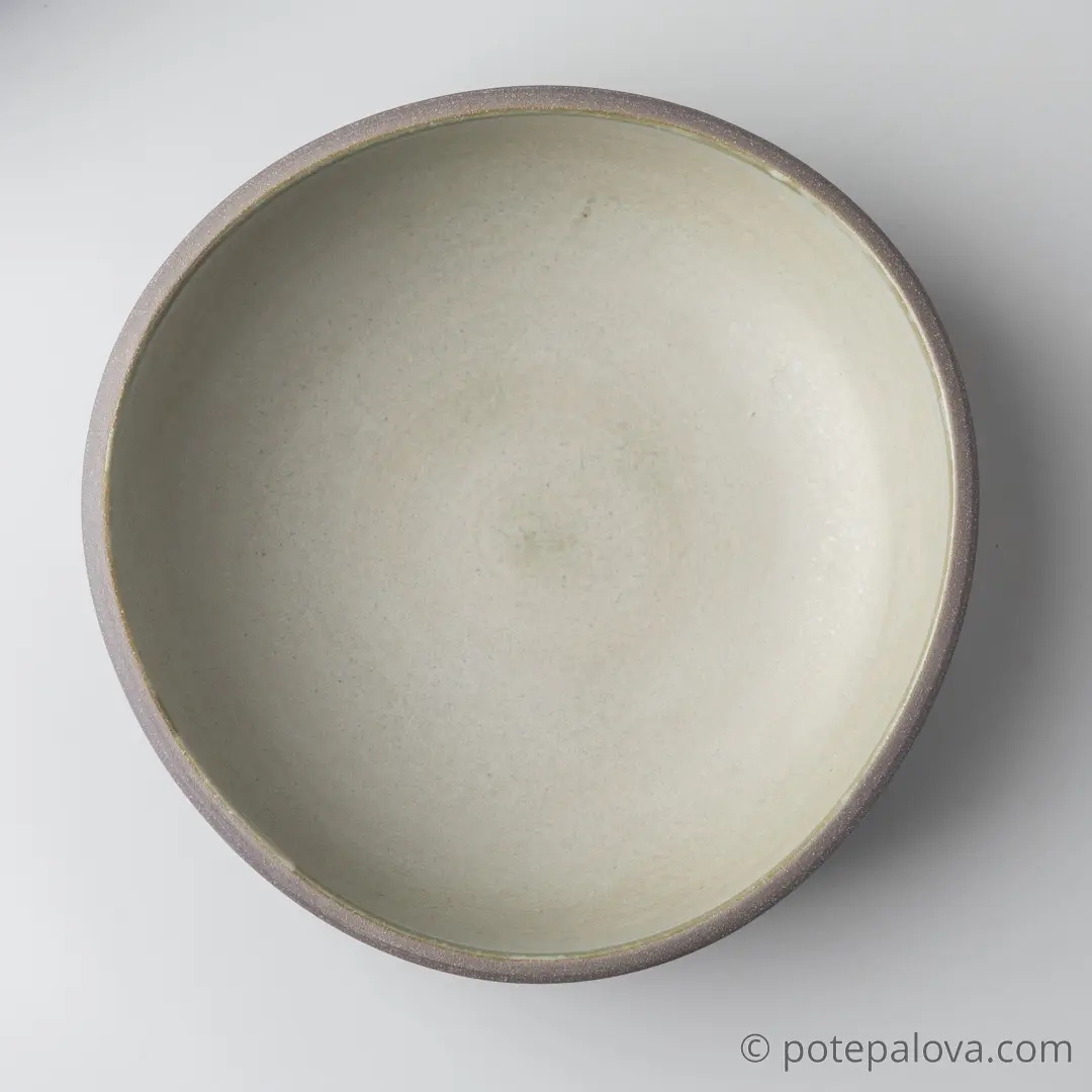 картинка Боул гончарный Sigma зеленый 18 см  - DishWishes.Ru