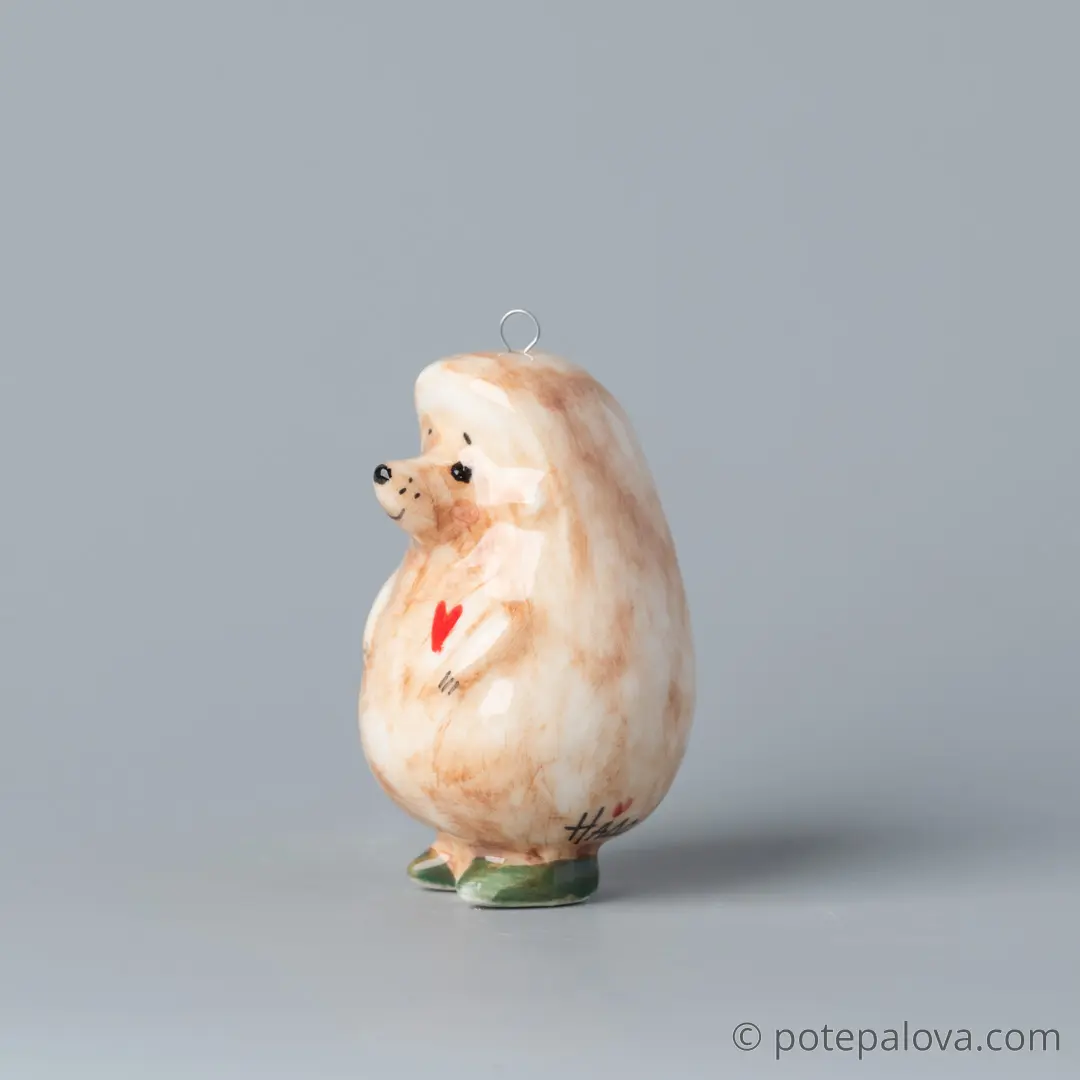 картинка Фарфоровая игрушка "Ёжик" 1 - DishWishes.Ru