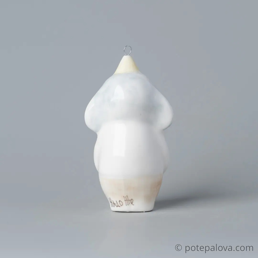 картинка Фарфоровая игрушка "Слоник" 3 - DishWishes.Ru