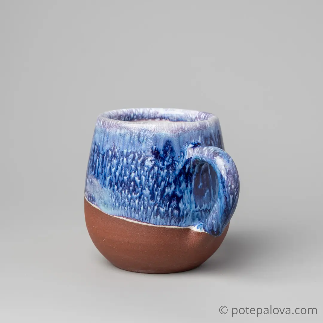 картинка Кружка "Космос" на красной глине 3 - DishWishes.Ru