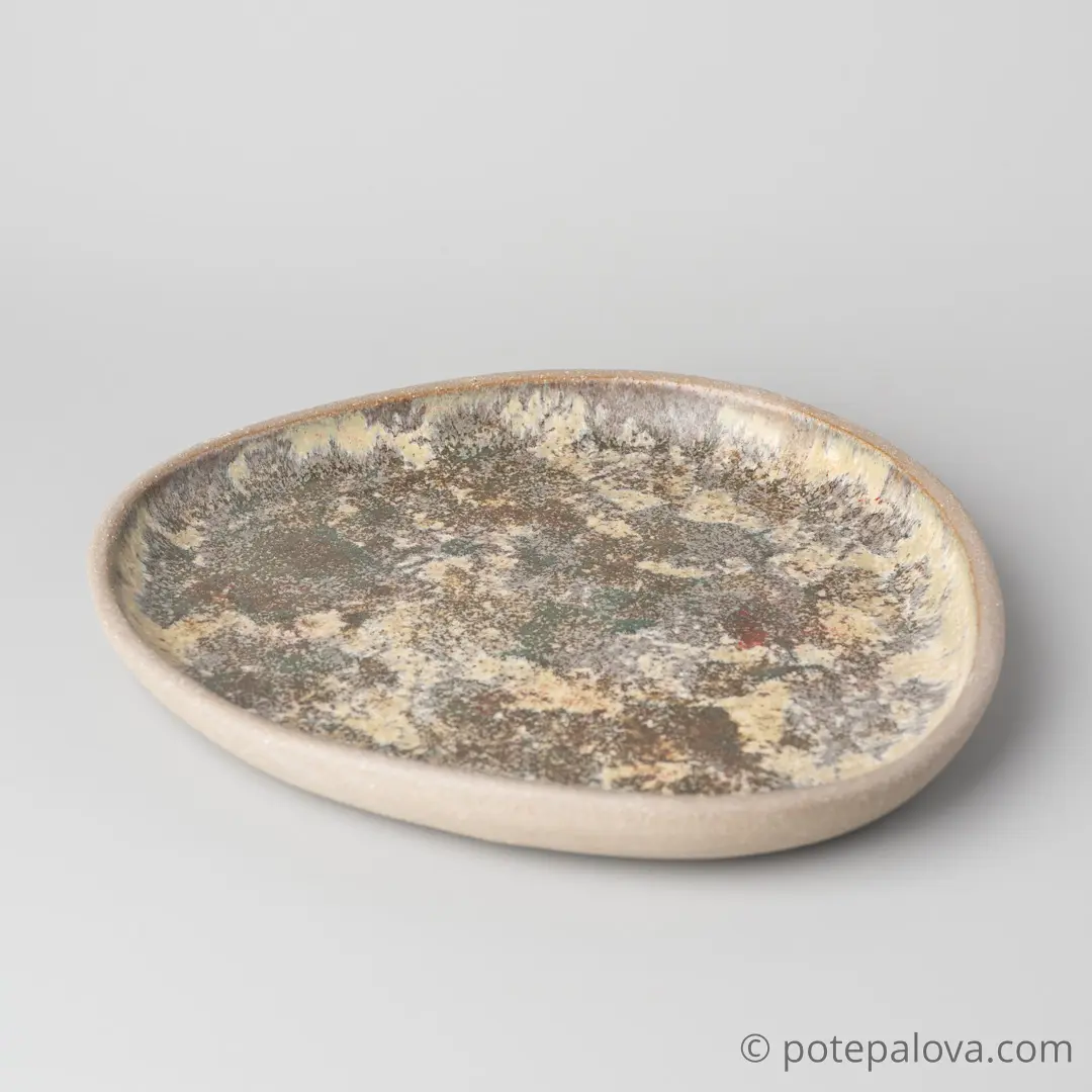 картинка Тарелка плоская из пласта Sigma Vongole - DishWishes.Ru