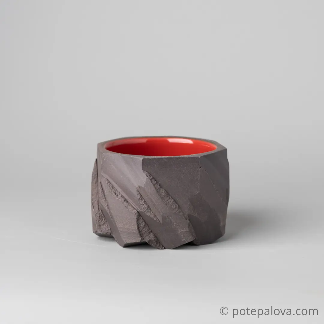 картинка Стакан Обсидиан красные 200 мл - DishWishes.Ru