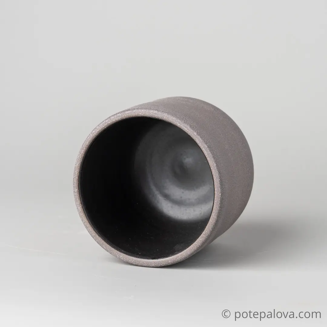 картинка Стакан Sigma черный "Почти Barista" 300 мл - DishWishes.Ru