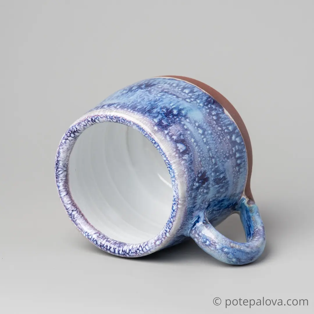 картинка Кружка "Космос" на красной глине 4 - DishWishes.Ru