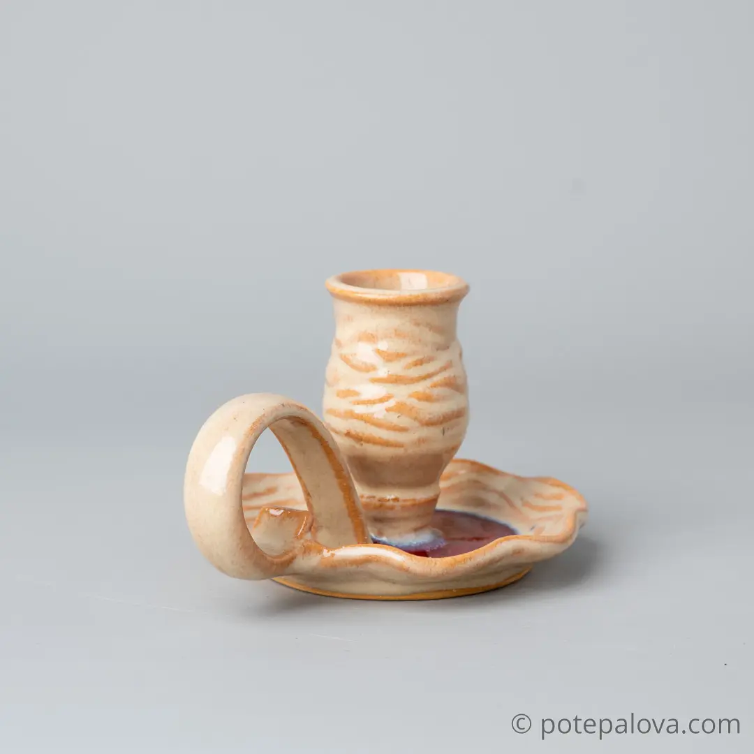 картинка Керамический подсвечник Юрия Пересады 4 - DishWishes.Ru