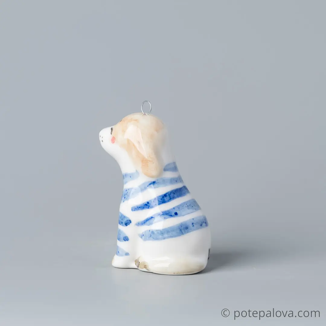 картинка Фарфоровая игрушка "Щенок" 2 - DishWishes.Ru