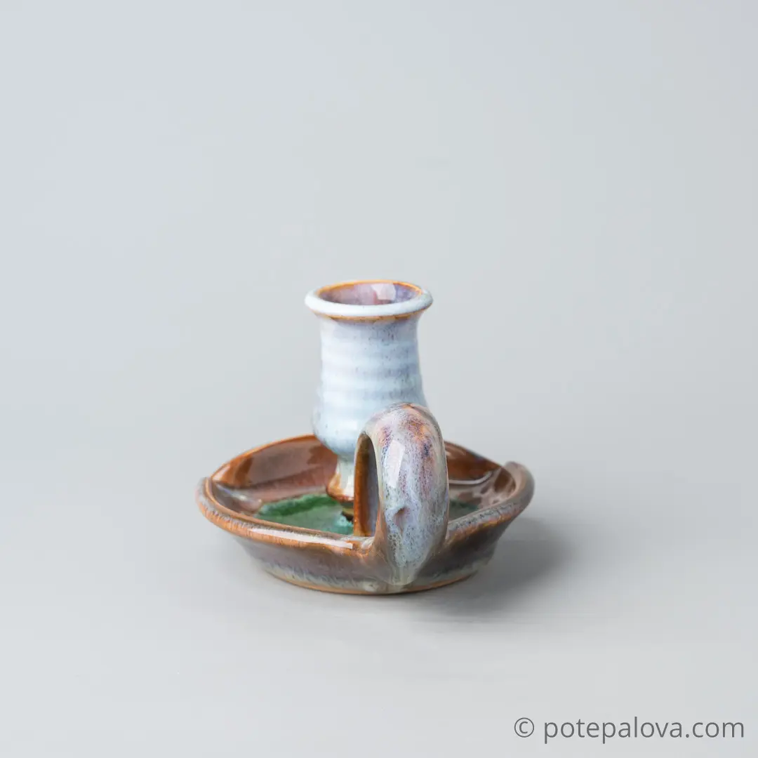 картинка Керамический подсвечник Юрия Пересады 3 - DishWishes.Ru