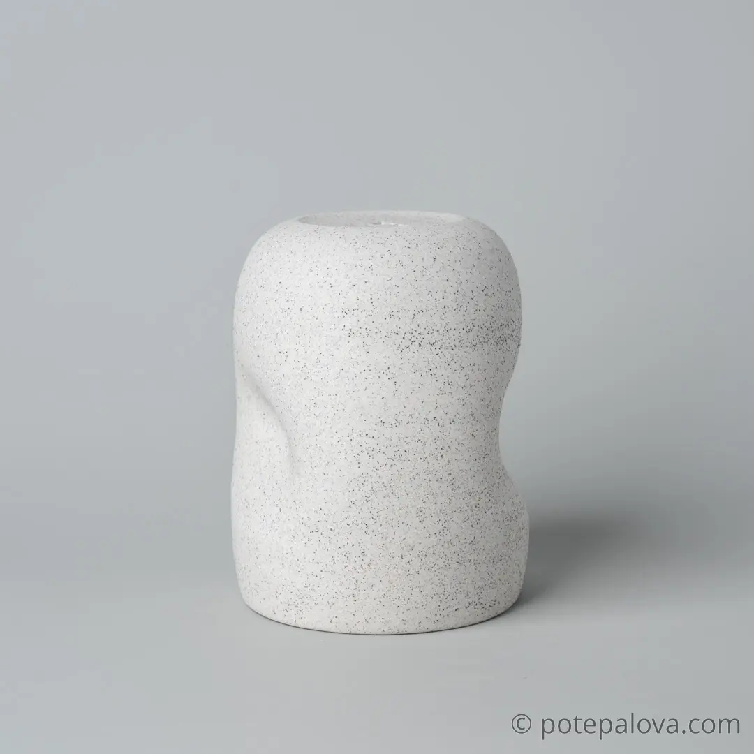 картинка Стакан гончарный Sigma с вмятинами с красной глазурью 450 мл - DishWishes.Ru