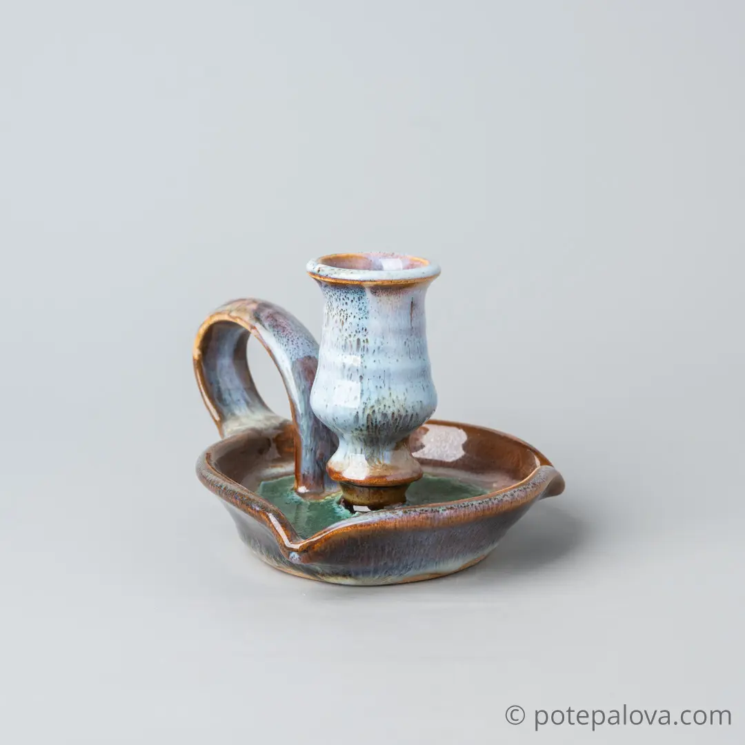 картинка Керамический подсвечник Юрия Пересады 3 - DishWishes.Ru