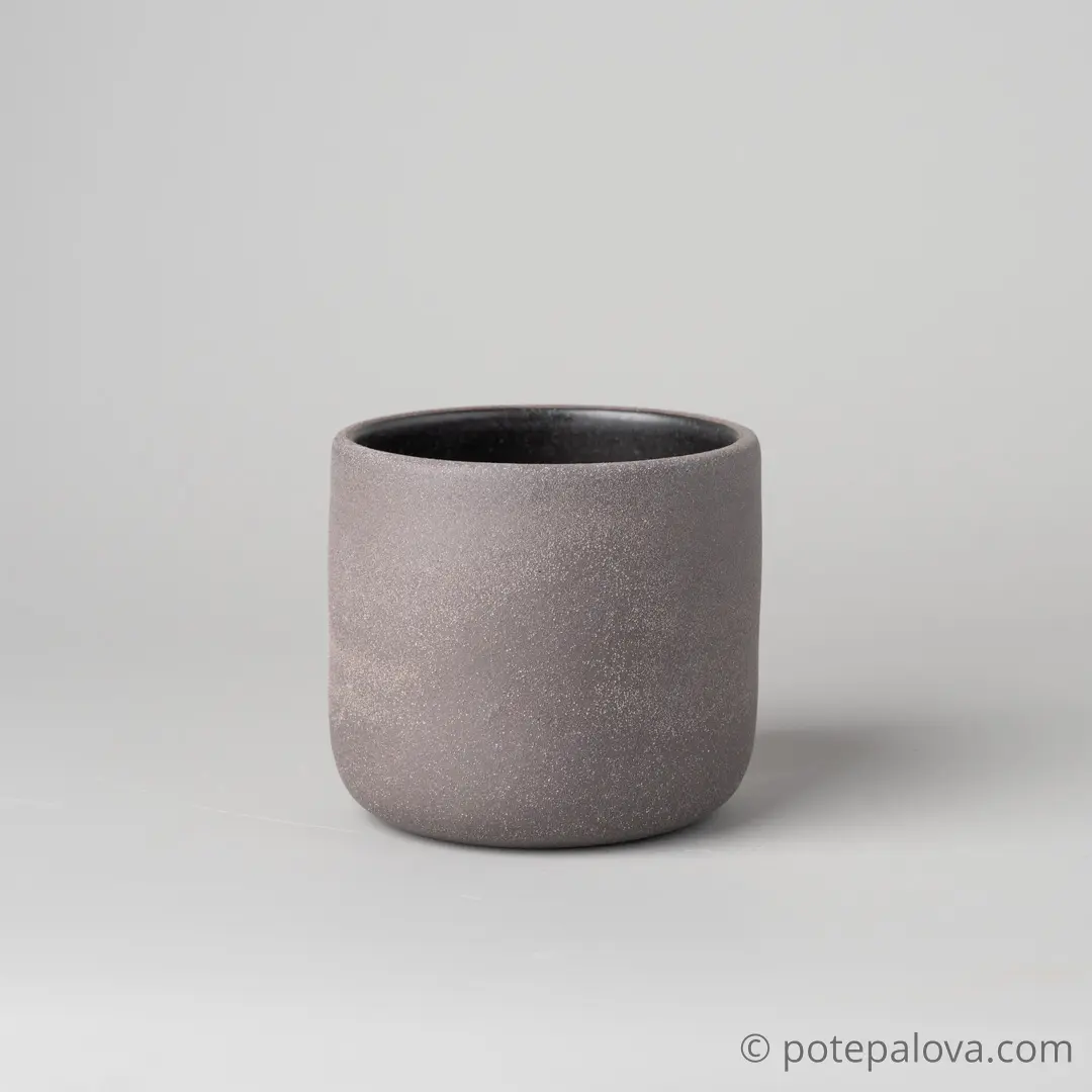 картинка Стакан Sigma черный "Почти Barista" 300 мл - DishWishes.Ru