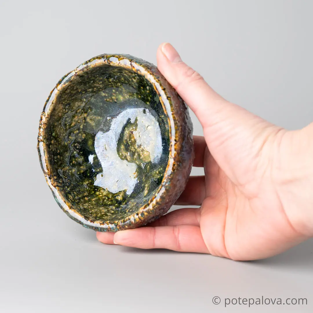 картинка Миска Niboqua средняя темная колючая - DishWishes.Ru