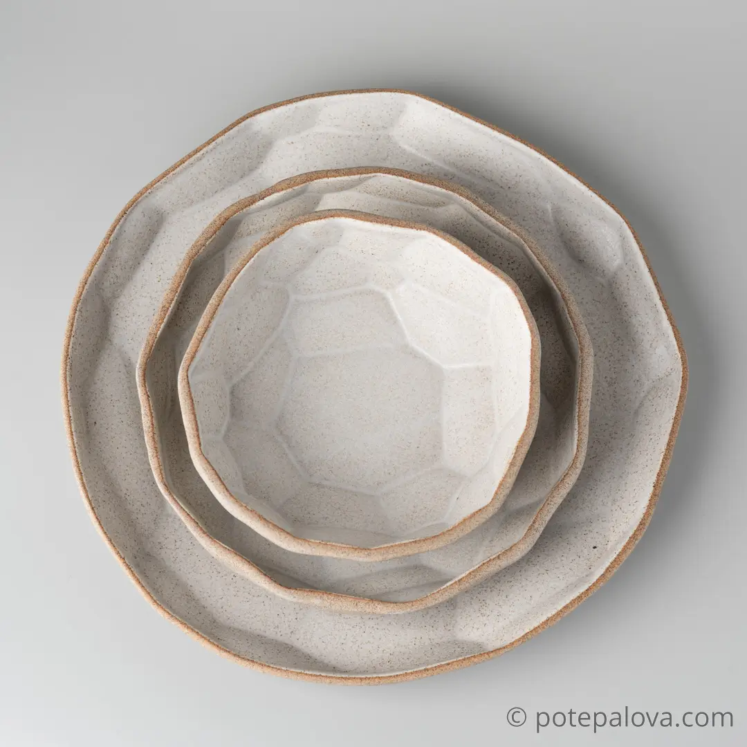 картинка Тарелка малая Sigma "Геометрия" 20 см  - DishWishes.Ru