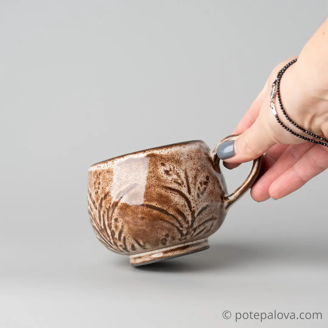 картинка Керамическая кружка из серии "Травы" 7 - DishWishes.Ru