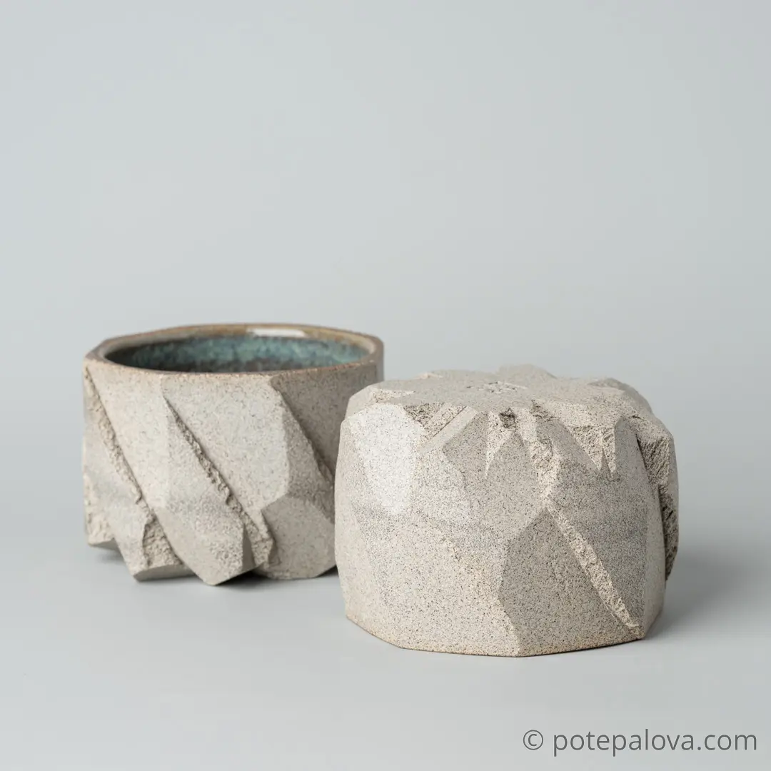 картинка Стакан Обсидиан серый "Тимьян" 220 мл - DishWishes.Ru