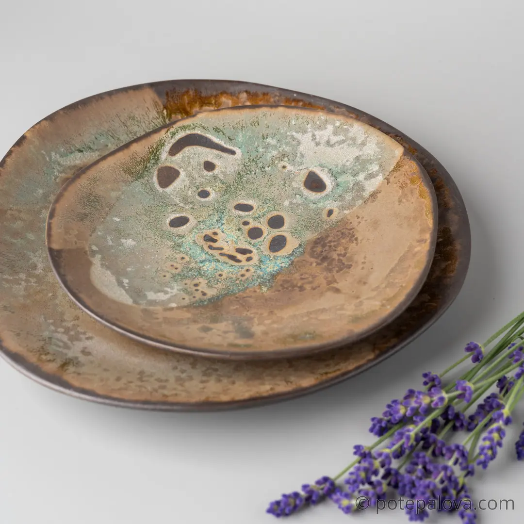 картинка Тарелка плоская Sigma "Камни и мхи" малая - DishWishes.Ru