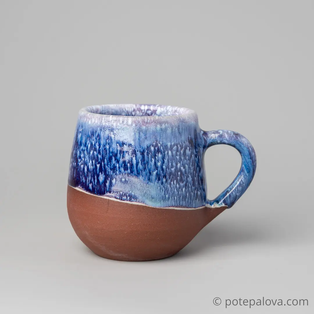 картинка Кружка "Космос" на красной глине 3 - DishWishes.Ru