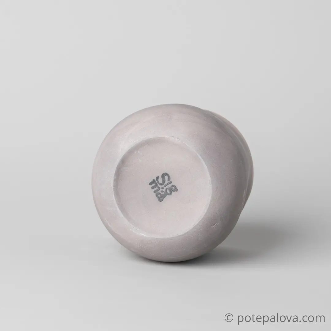 картинка Стакан фарфоровый малый Sigma "Бежевый мрамор" 190 мл - 4 - DishWishes.Ru