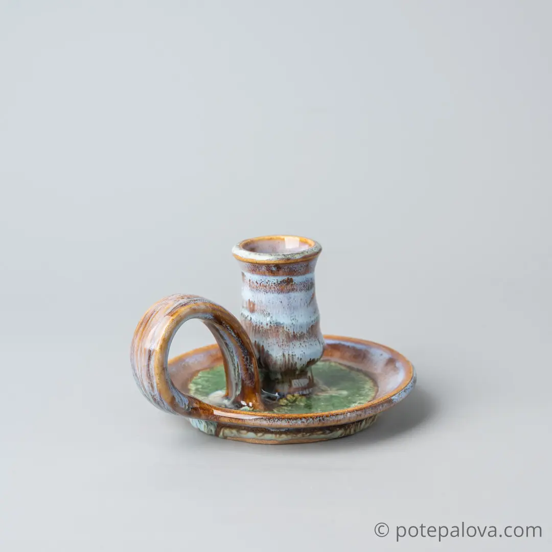 картинка Керамический подсвечник Юрия Пересады 2 - DishWishes.Ru